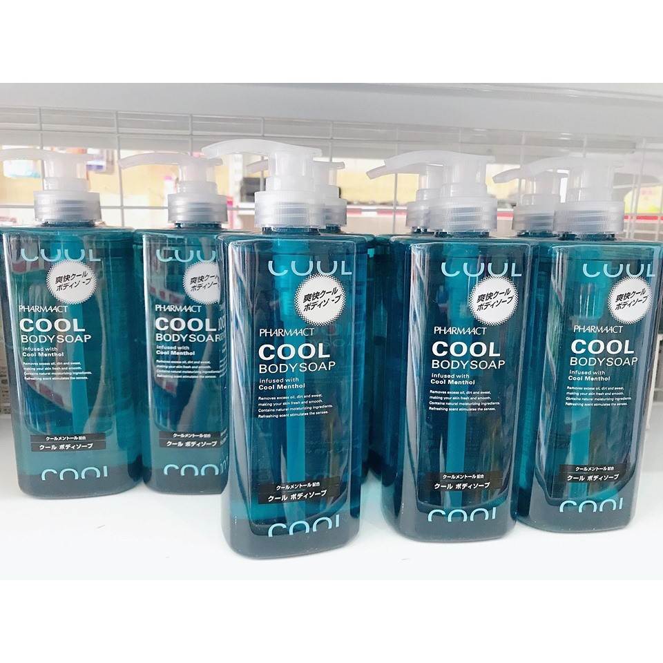 Sữa tắm nam Cool Body Soap Pharmaact 600ml - HÀNG NHẬT NỘI ĐỊA