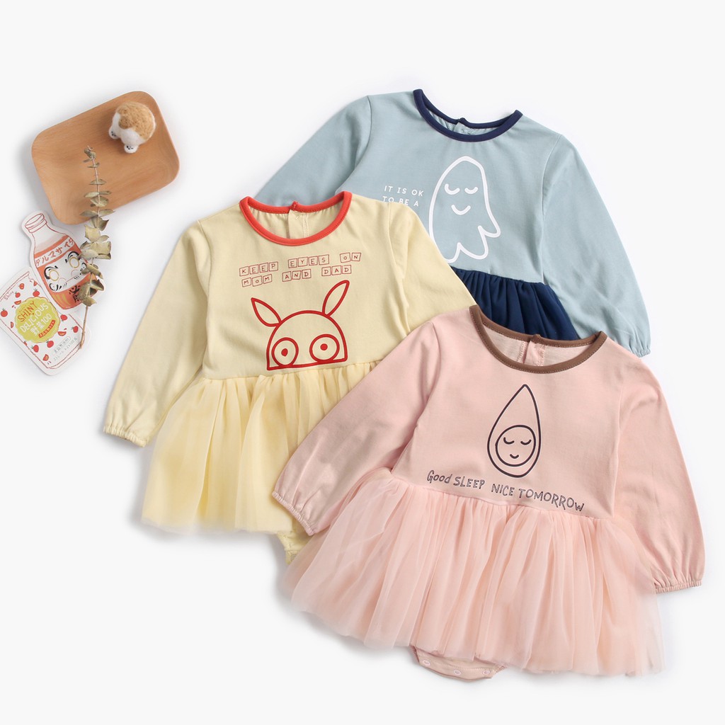 Áo Liền Quần Sanlutoz Màu Hồng Kiểu Công Chúa Thời Trang Bé Gái