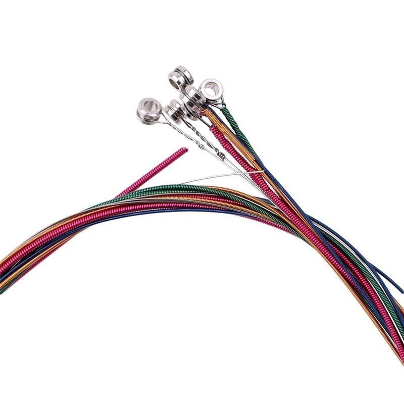 High Quality 6pcs Set Steel Strings for Acoustic Guitar 150XL 1 M Great Tone