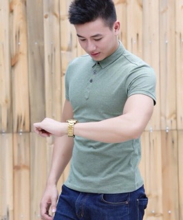 Áo thun cổ trụ Hàn Quốc thời trang