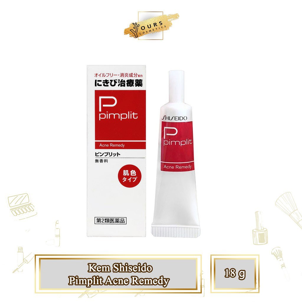 [Auth Nhật] Kem Chấm Mụn Pimplit Màu Da Shiseido Acne Remedy 18gr