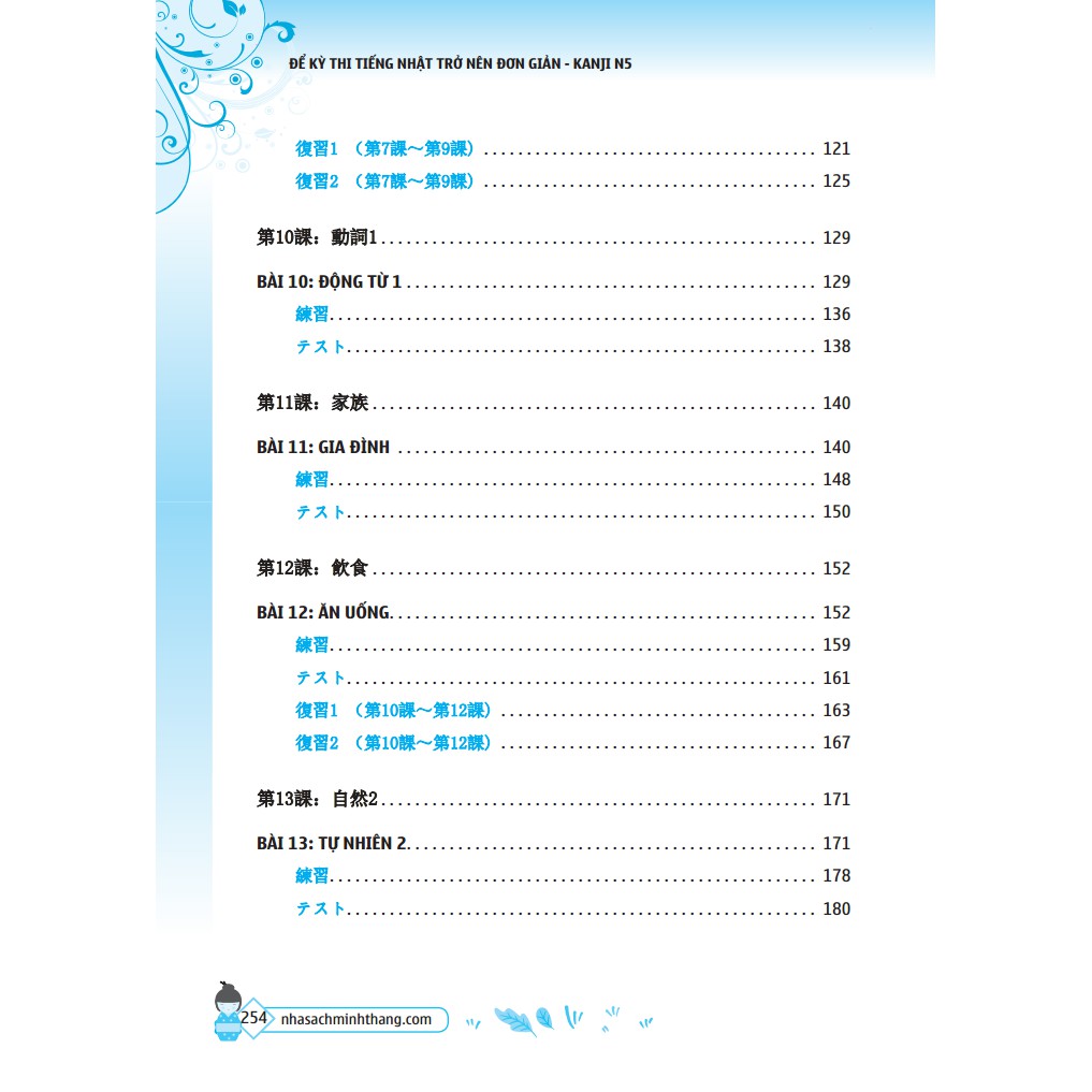 Sách tiếng Nhật - Để kỳ thi tiếng Nhật trở nên đơn giản - Kanji N5