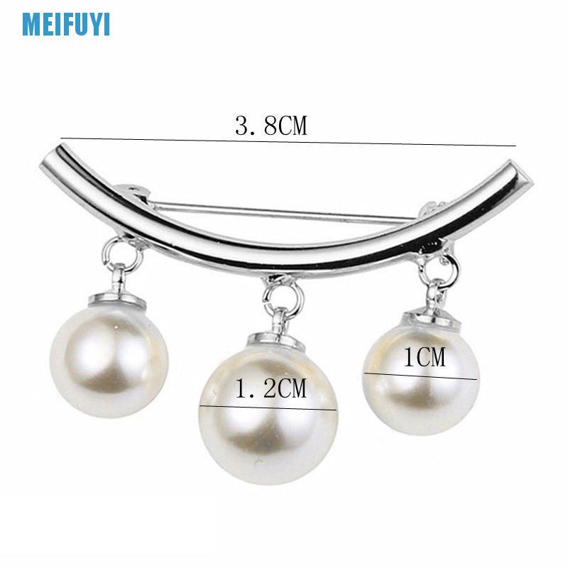 Ghim cài áo đính ngọc trai thời trang