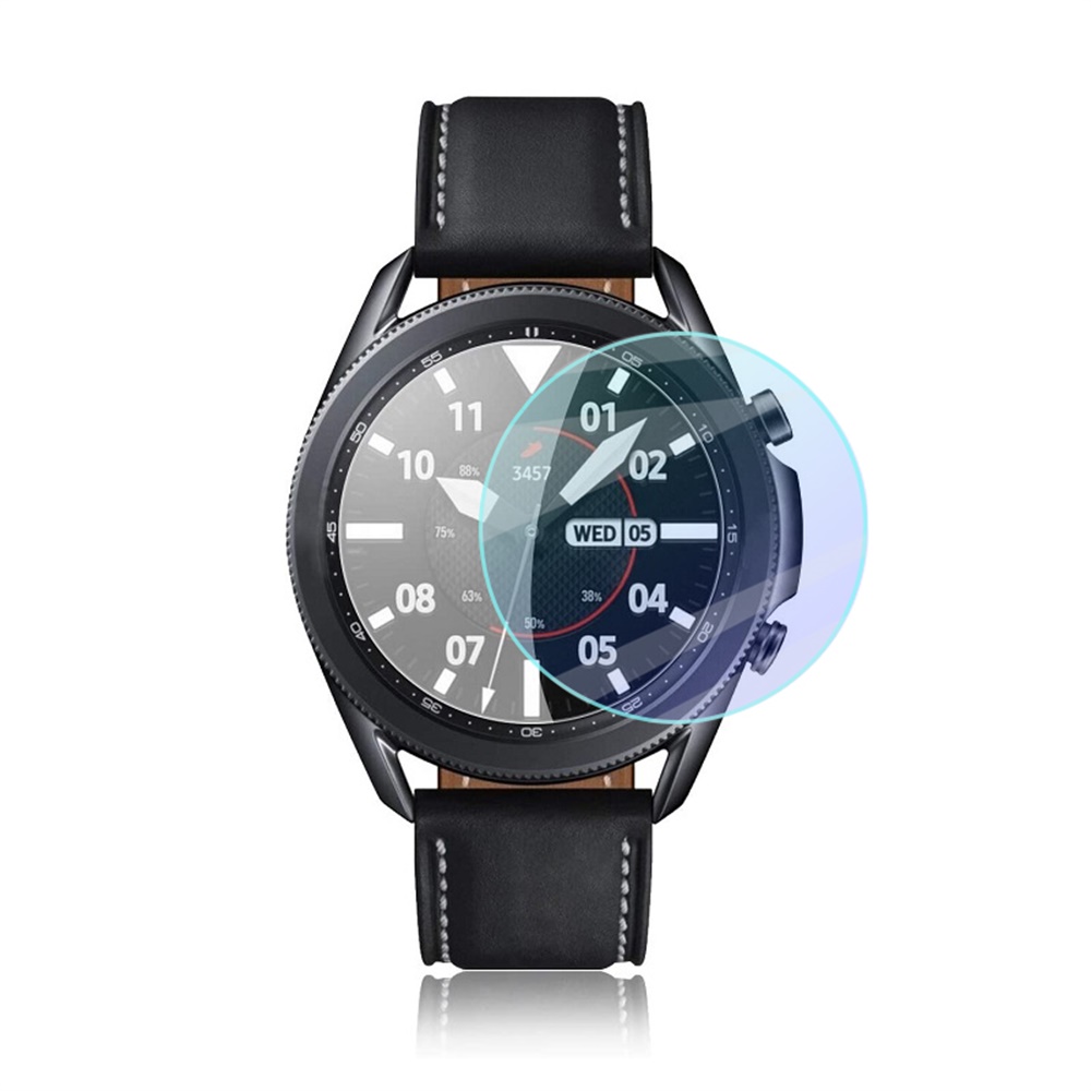 Kính Cường Lực 9h / Miếng Dán Bảo Vệ Màn Hình Đồng Hồ Samsung Galaxy Watch 3 45mm 41mm