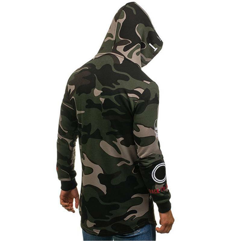 Áo khoác hoodie chống gió chống nước phong cách quân đội cho nam