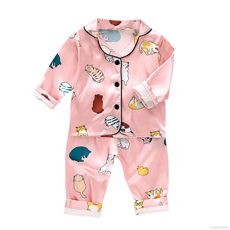 Bộ Đồ Ngủ Pijama Dài Tay Cho Bé Từ 0-4 Tuổi