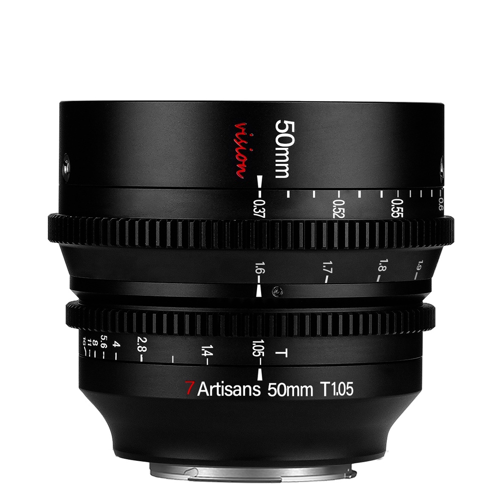 Ống kính 7Artisans 50mm T1.05 - Cine Lens cho Crop APS-C dành cho Fujfilm, Sony, Leica L, M4/3 và Canon EOS R