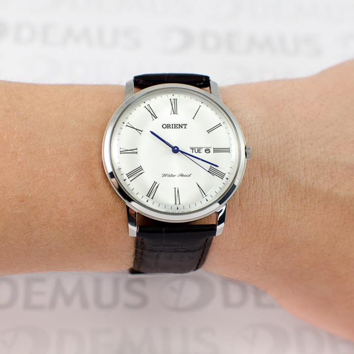 Đồng hồ Nam Chính Hãng Orient Bambino FUG1R009W6 , Quartz , Dây da