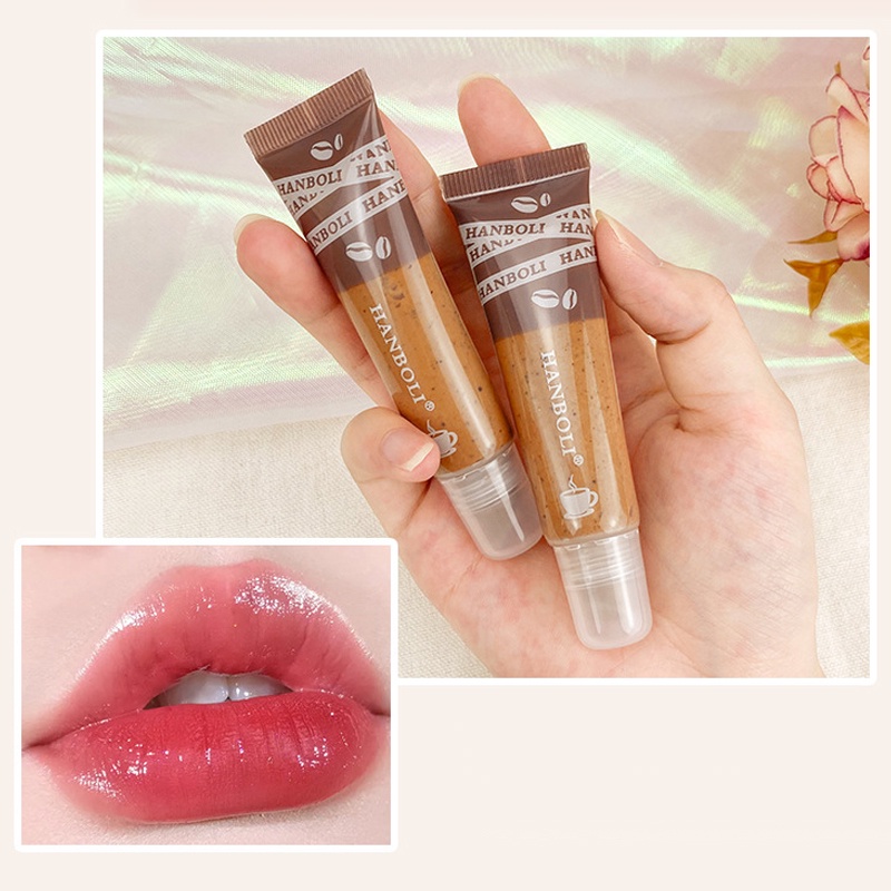 【HÀNG MỚI VỀ】Kem dưỡng môi HANBOLI chiết xuất bơ/ quả bơ/ cà phê/ vitamin E dưỡng ẩm và làm mịn nếp nhăn  ZOE