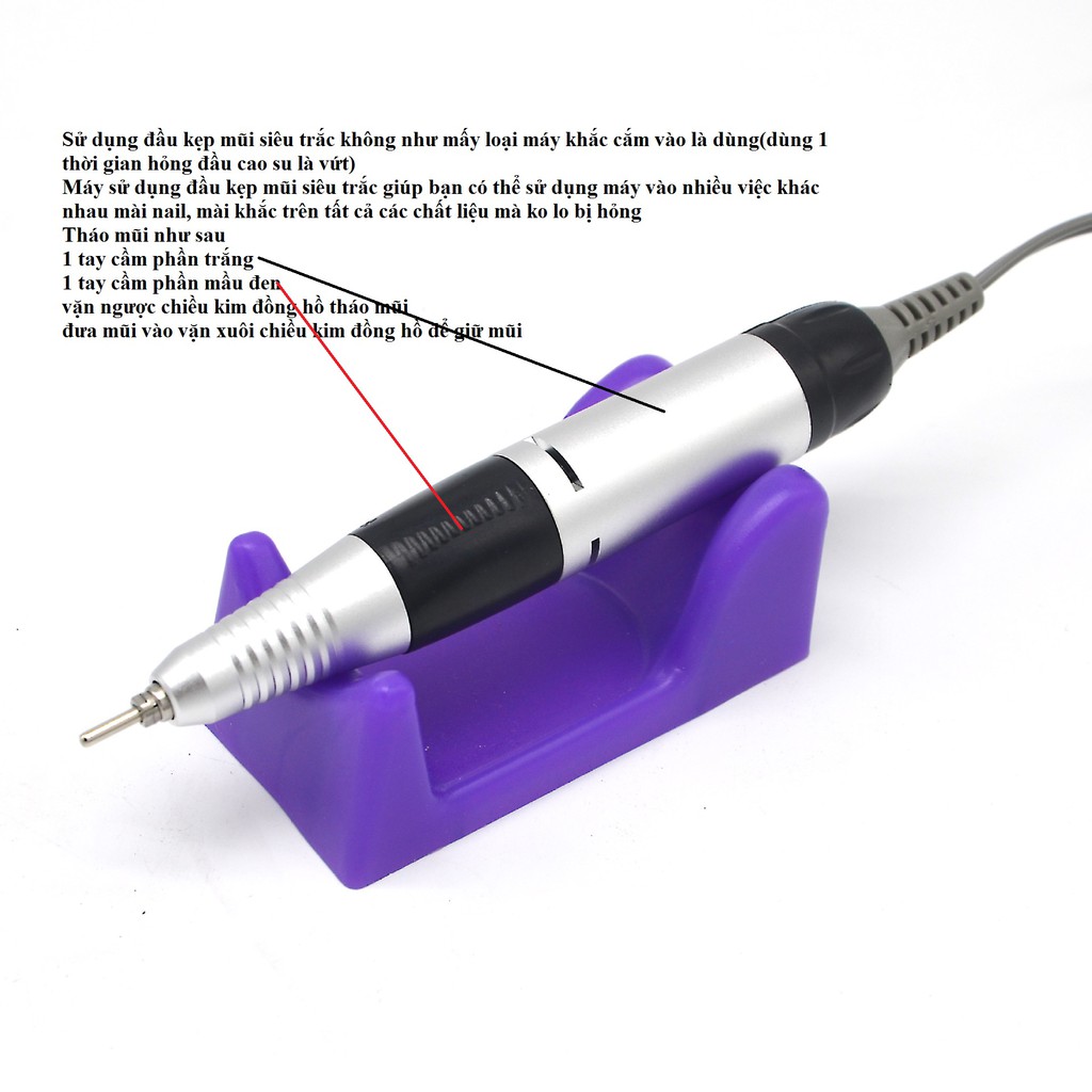 Máy mài móng tay làm mài nail chuyên dụng có chỉnh tốc độ
