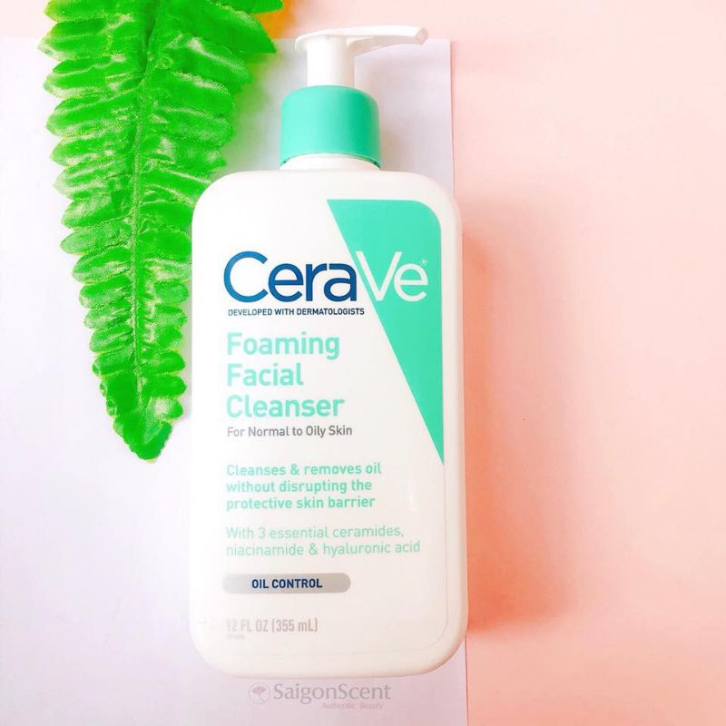 sữa rửa mặt carave cho da dầu 355ml