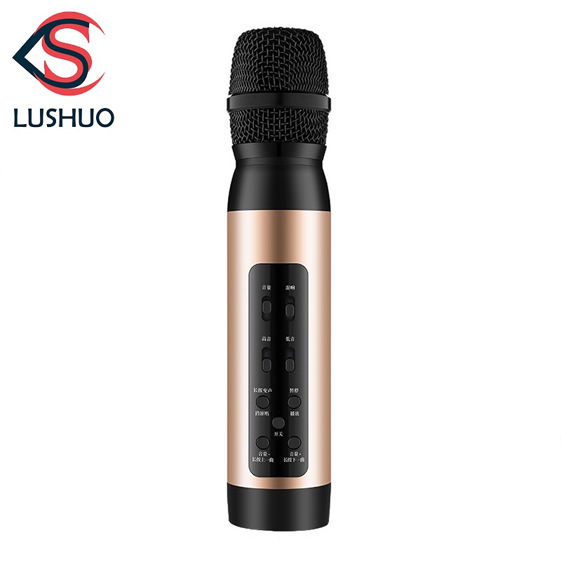 LUSHUO Micro Bluetooth Không Dây Hát Karaoke Chuyên Nghiệp