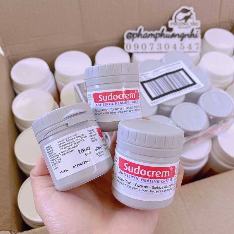 (UK) CHỐNG HĂM SUDOCREM 60G DÀNH CHO TRẺ SƠ SINH - DATE 2025