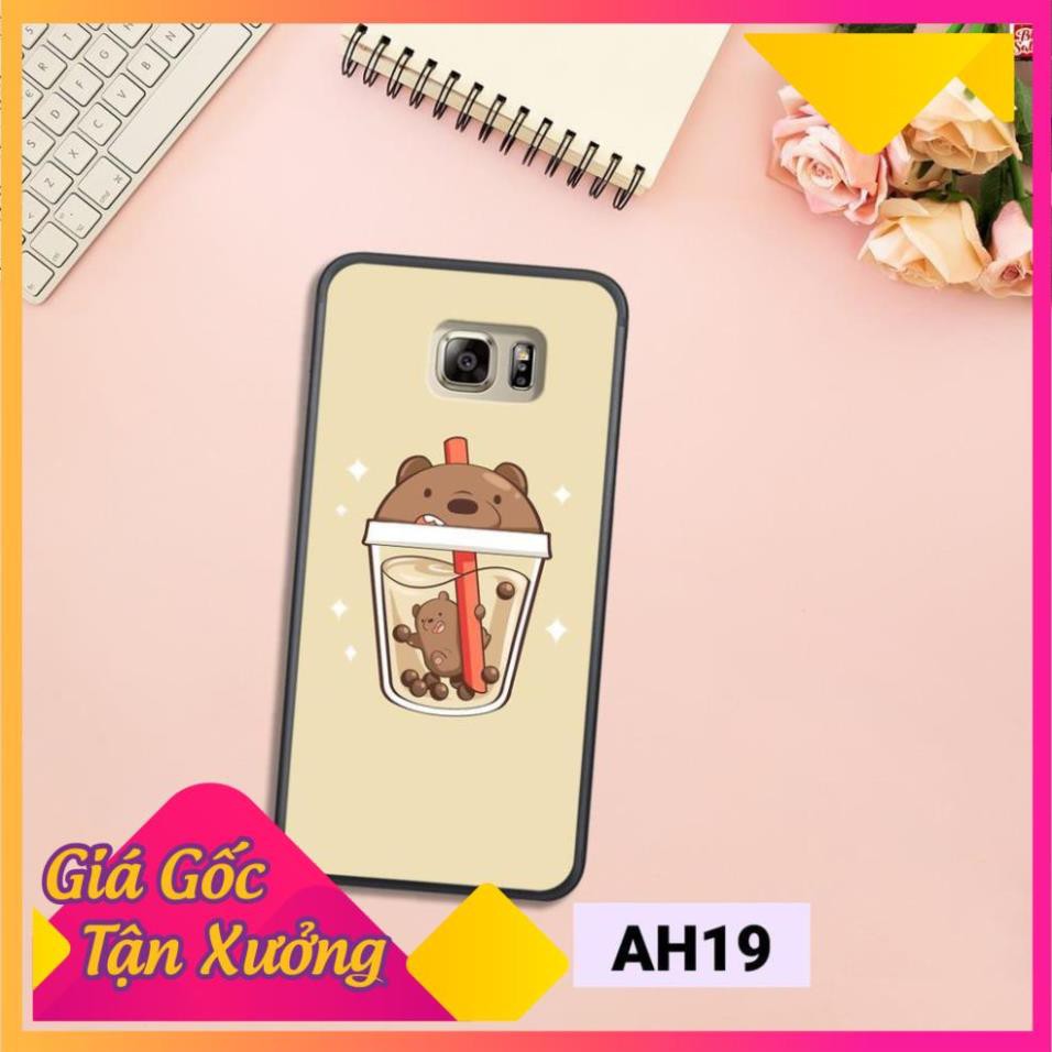 Ốp lưng Samsung Galaxy Note 5 - S6 - S6 Edge - S7 - S7 Edge in hình trà sữa gấu dễ thương dep