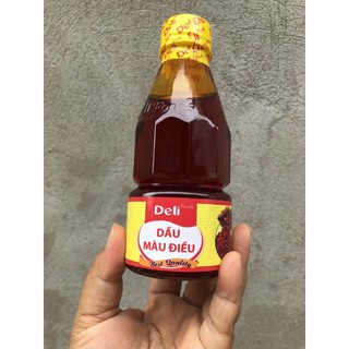 Dầu điều đỏ DeliFood 250ml nguyên chất