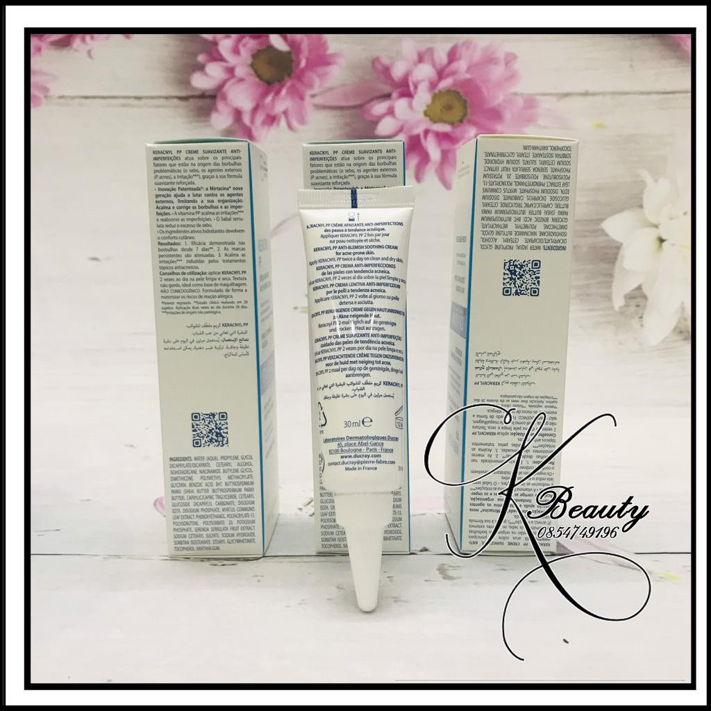Kem Dưỡng Cân Bằng Dầu Và Giảm Viêm Mụn Ducray Keracnyl PP 30ml Hàng pháp | BigBuy360 - bigbuy360.vn