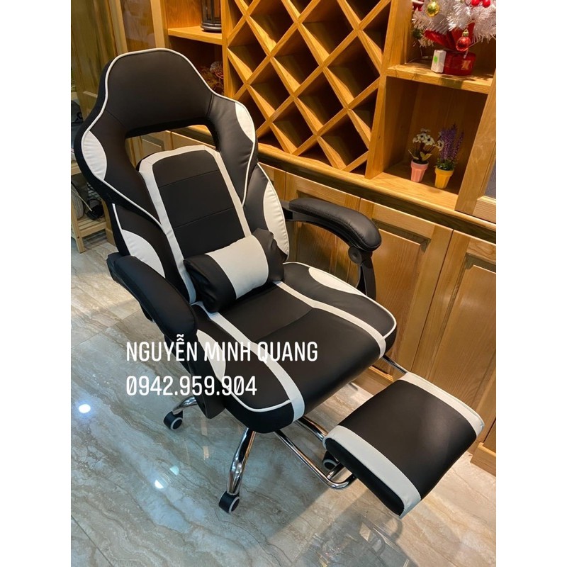 Ghế Gaming Da Pu Ngã Lưng ( Massage Gối Rung ) | BigBuy360 - bigbuy360.vn