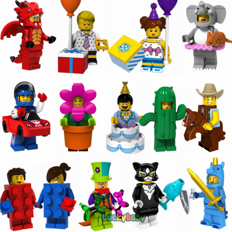 Bộ Lắp Ghép Lego Nhân Vật Hoạt Hình Nhiều Kiểu Dáng Cho Bé
