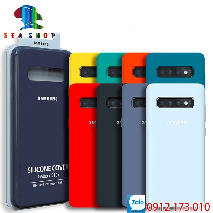 Ốp lưng chống bẩn Samsung Galaxy S10 & S10 Plus - Bên trong có lot nhung - Chất liệu nhựa dẻo - Siêu bền màu