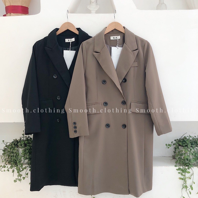 Áo coat dáng dài