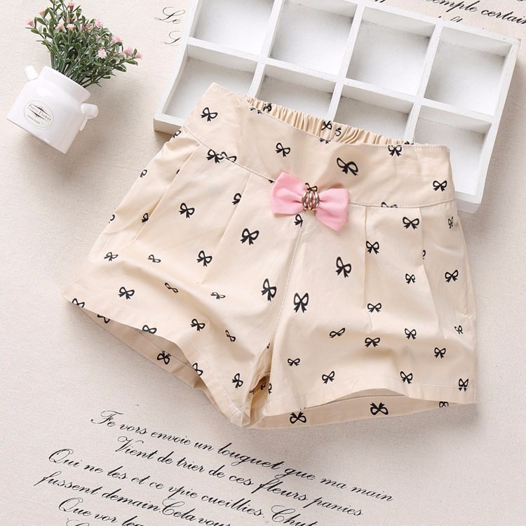 Quần Short Cotton Cho Bé Gái