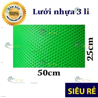 Lưới nhựa 3 li , dùng làm lòng đẻ cho cá guppy