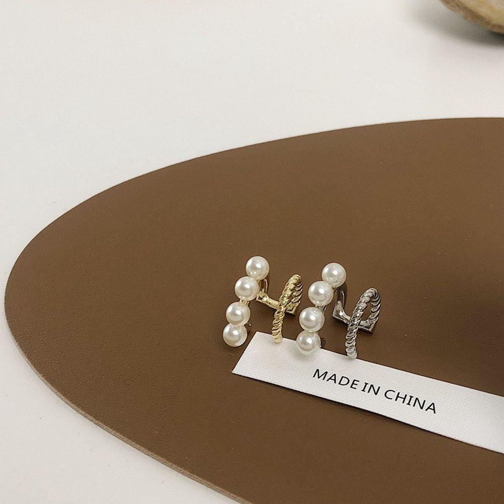 Khuyên Kẹp Vành Tai Hình Chữ C Hai Lớp Mẫu Mới Dành Cho Nữ