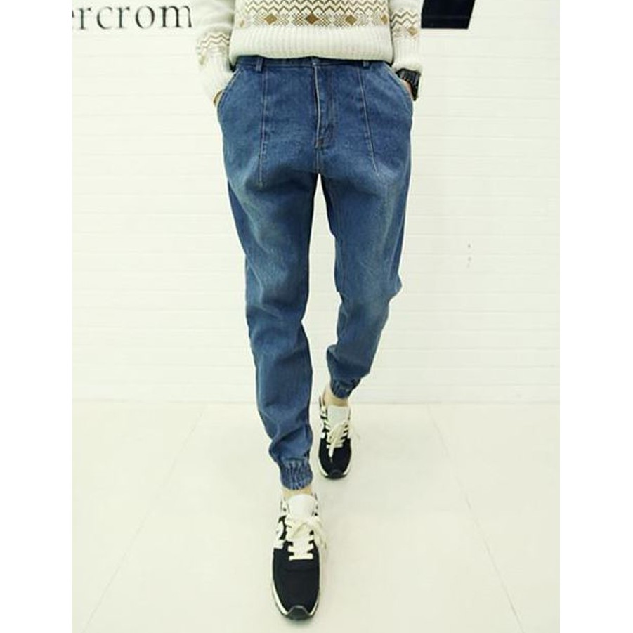 Quần jogger bò cá tính