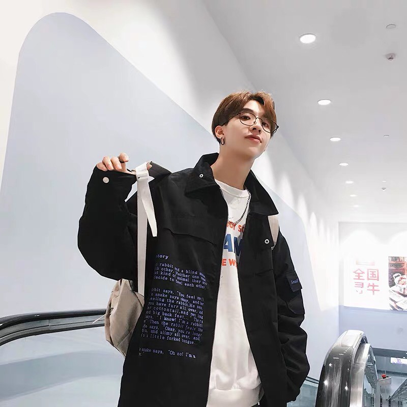 Áo khoác cardigan kaki túi hộp unisex Dây Kéo nam nữ ulzzang Wind | BigBuy360 - bigbuy360.vn