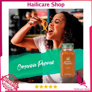 [Nhập Mỹ] Ớt Cayenne Hữu Cơ Simply Organic Cayenne Pepper