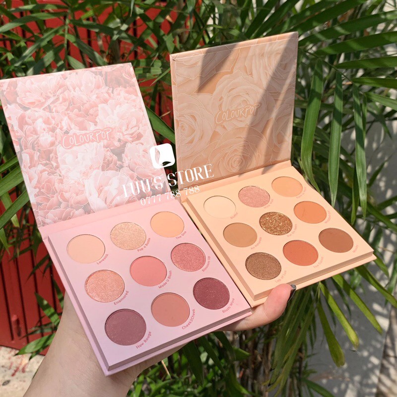 Set Màu Mắt Colourpop Blushing Nude (Nude Mood + Blush Crush)