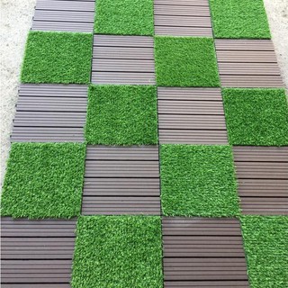 [Mã LIFEBKA5 giảm 10% tối đa 1 Triệu đơn 500k] Vỉ cỏ đế nhựa composite lót sàn sân vườn