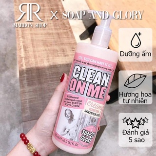 [Hàng UK] Sữa tắm dưỡng thể hương nước hoa Soap and Glory – Clean On Me (500ml)