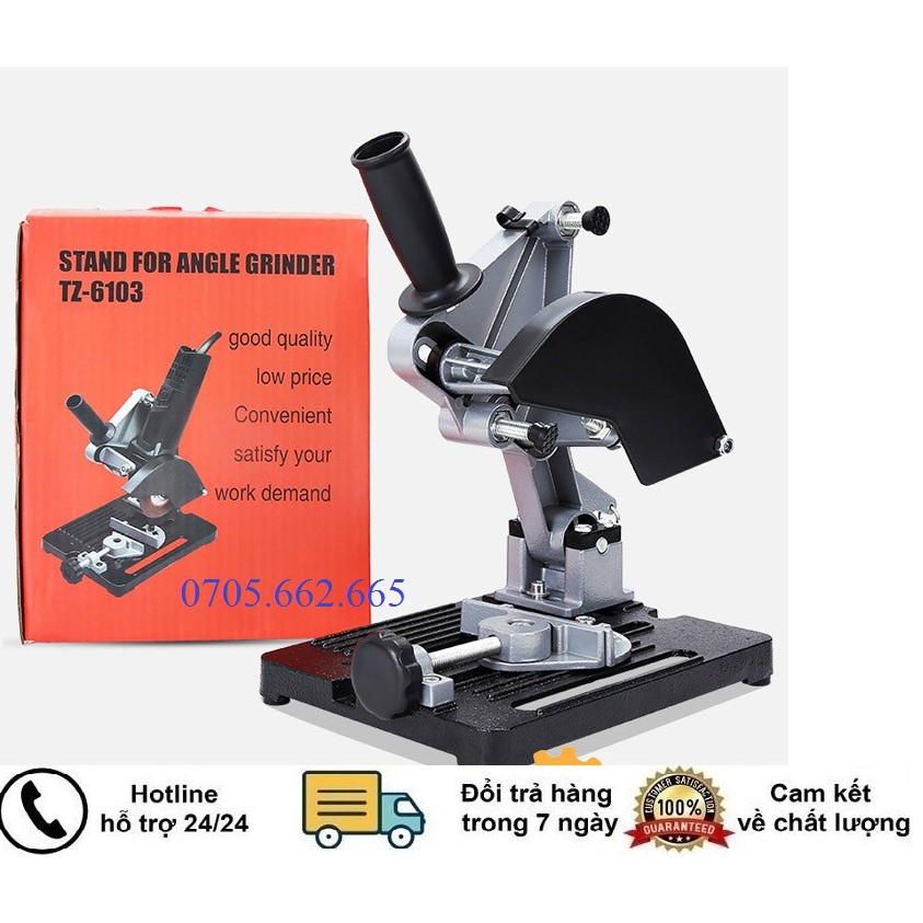 Bộ chân đế máy cắt bàn TZ6103 (loại đế dày 2.9 kgs TZ-6103) dùng cho máy mài
