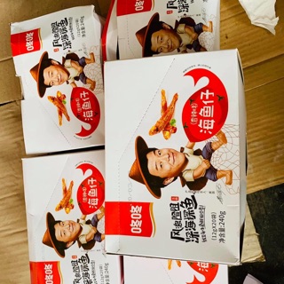 1 HỘP 20 GÓI CÁ CAY TRUNG QUỐC