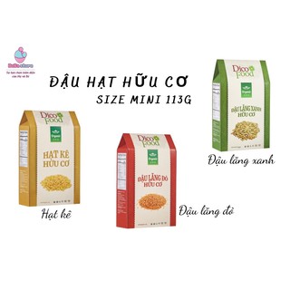 Đậu gà - đậu lăng đỏ hữu cơ gói nhỏ 113g Dico Food - Đậu lăng đỏ - đậu gà - đậu hà lan hữu cơ