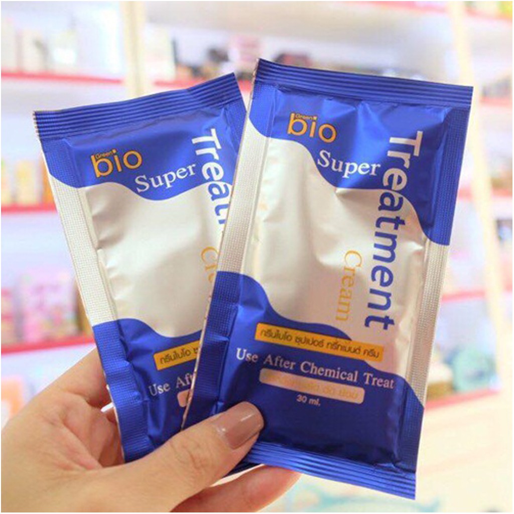 Combo 5 Gói Ủ Xả Tóc Bio Super Treatment 30 Thái Lan Giúp Phục Hồi Tóc Hư Tổn, Khô Xơ, Gãy Rụng Và Dưỡng Tóc Siêu Mượt | BigBuy360 - bigbuy360.vn