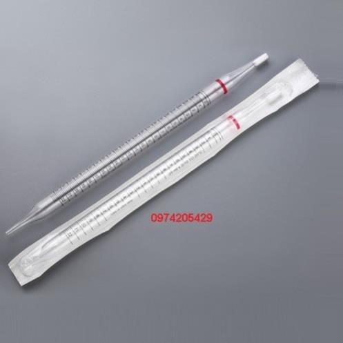 Pipet thẳng bằng nhựa 2ml -5ml - 10ml tiệt trùng, đóng gói từng cái - Nest