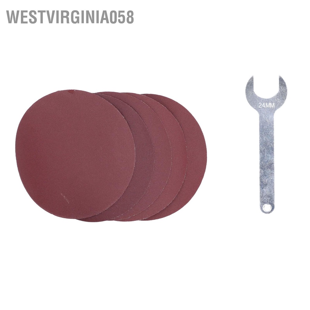 Westvirginia058 Máy chà nhám khí nén quỹ đạo Air Sander 10000RPM với giấy 5 chiếc cho xe