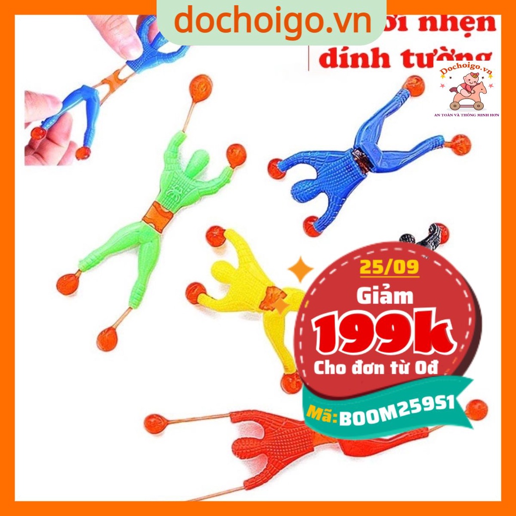 Combo đồ chơi người nhện leo tường Người nhện dính tường vui nhộn độc đáo cho bé yêu dochoigo.vn