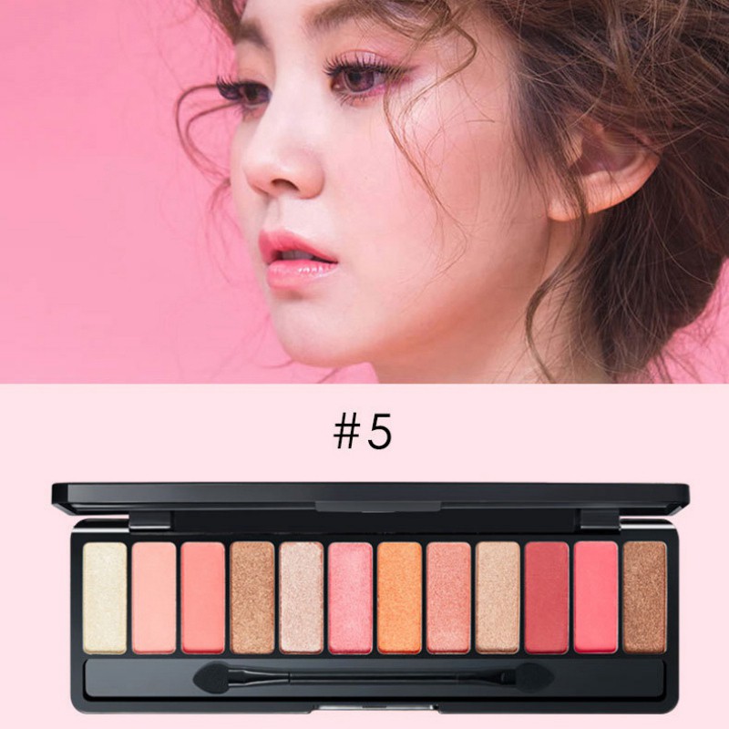 [Hàng mới về] Bảng phấn mắt màu nhũ/nhung mờ LAMEILA 12 ô màu | BigBuy360 - bigbuy360.vn