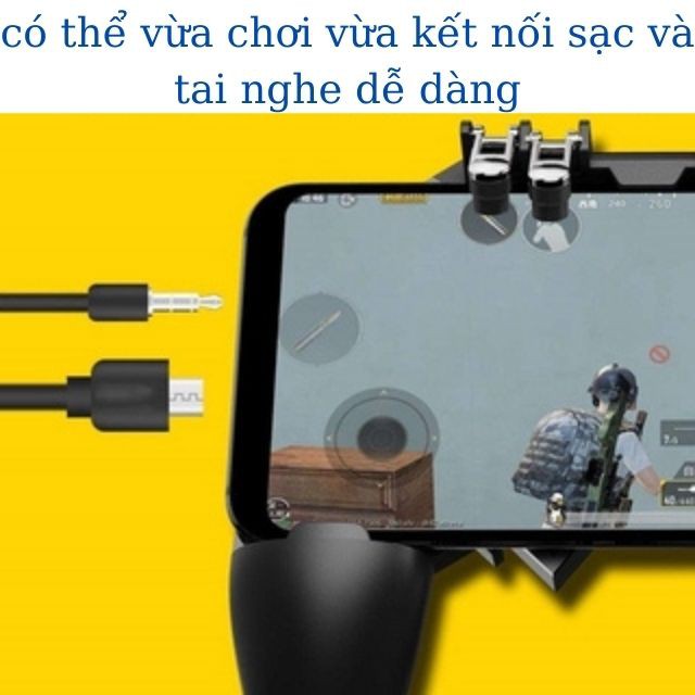 [ Bảo Hành 12 Tháng ] Tay Cầm Chơi Game PUBG và LIÊN QUÂN cho iOS và Android