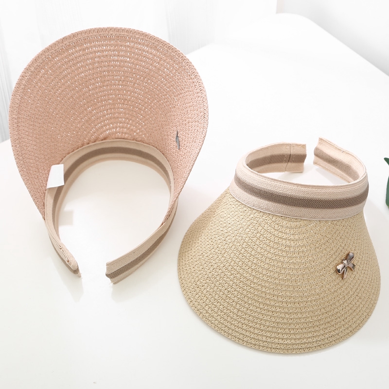 Korean fashion wide-brimmed sedge hat for women