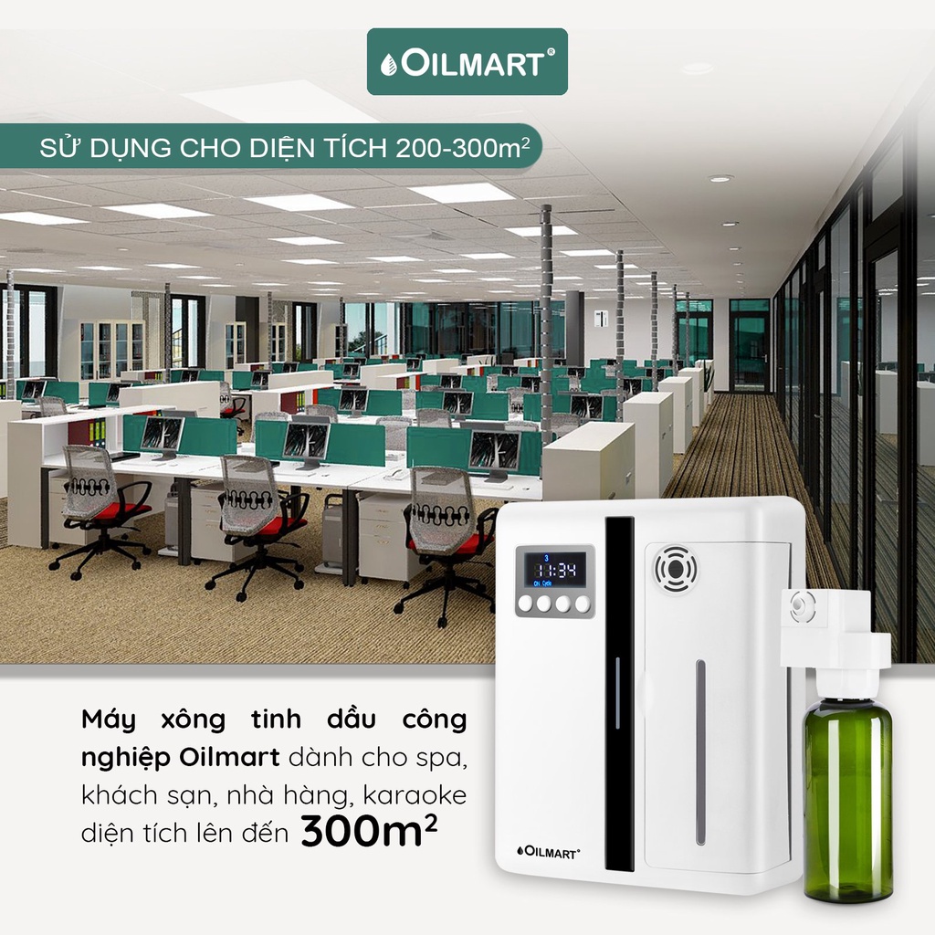Máy Khuếch Tán Tinh Dầu Công Nghiệp Oilmart  - 8W 160ml