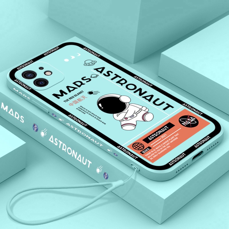 Ốp Điện Thoại TPU Mềm Chống Sốc Hình Nasa Cho iPhone X XR XS Max 6 6s 7 8 Plus SE 2020 2022
