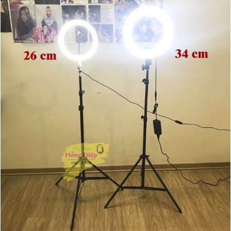 Bộ Đèn Led Livestream 26cm Quần Áo, Make Up, Bán Hàng Online - livestream Size 26cm