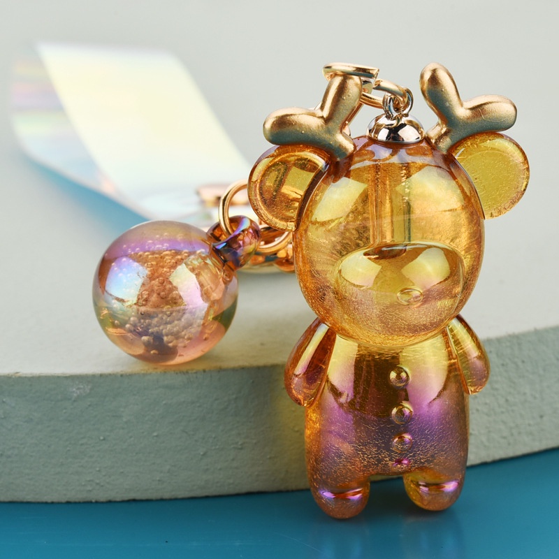 Móc khóa acrylic hình chú nai hoạt hình dễ thương