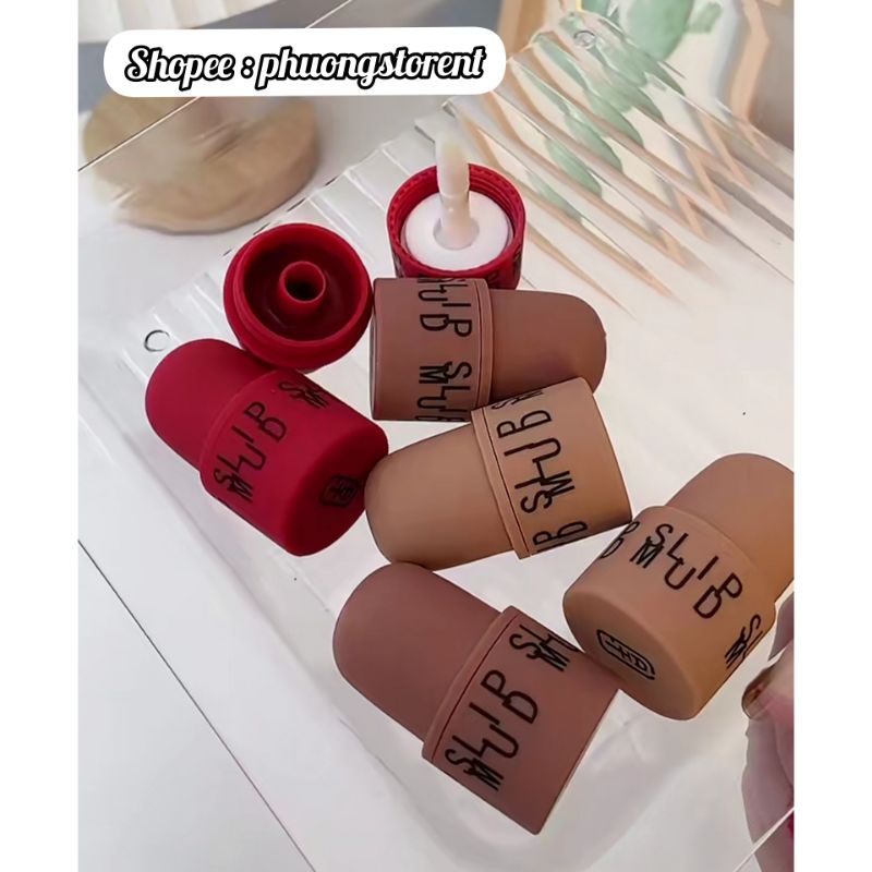 SON HỦ HÌNH CON DẤU VIBELY MẪU HOT SIÊU ĐẸP ĐẦU CỌ NGẪU NHIÊN