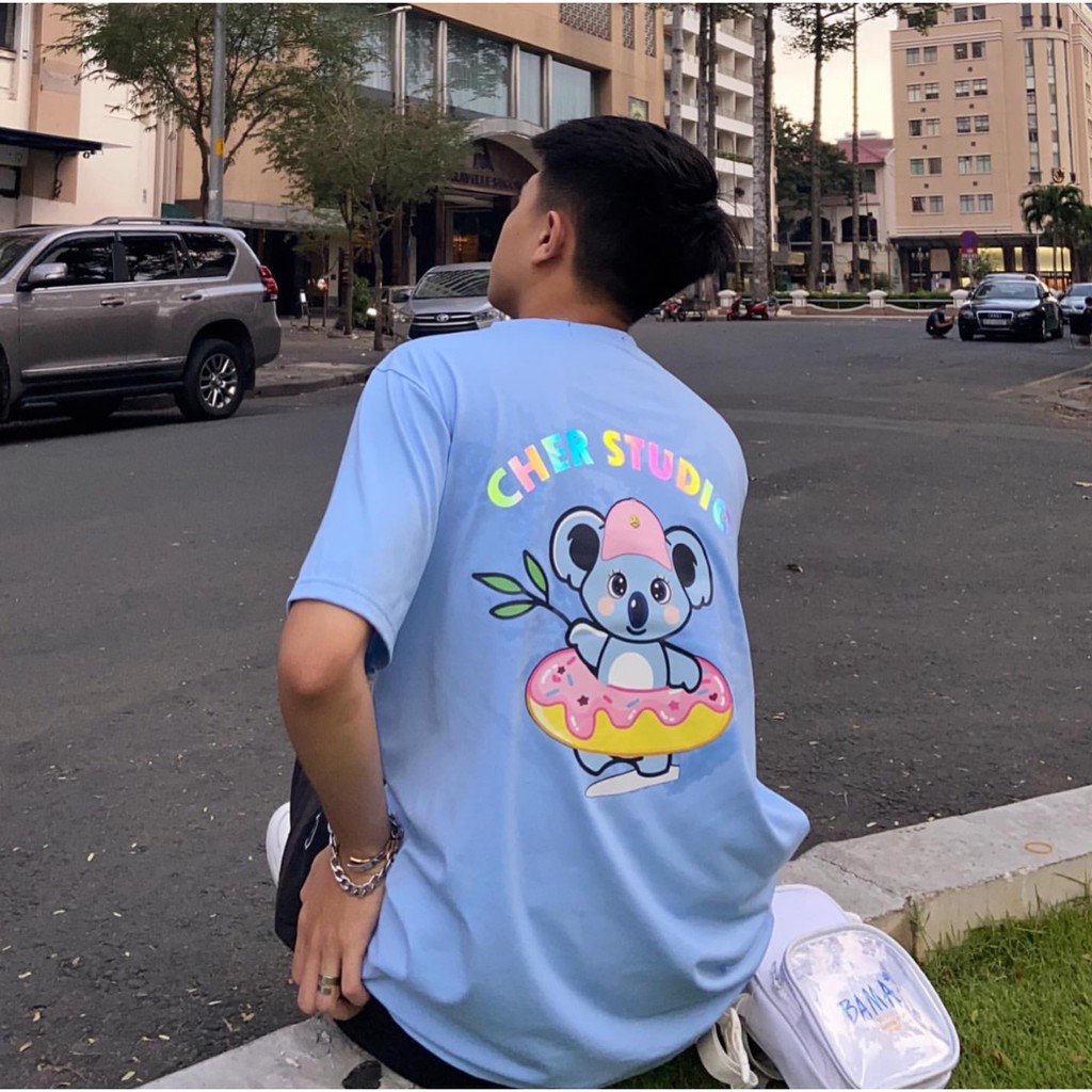 Áo thun form rộng tay lỡ - CHER STUDIO - (ẢNH CHỤP THẬT 100%) - [ Supo Shop ] - Style Unisex [ FREESIZE 75KG ]