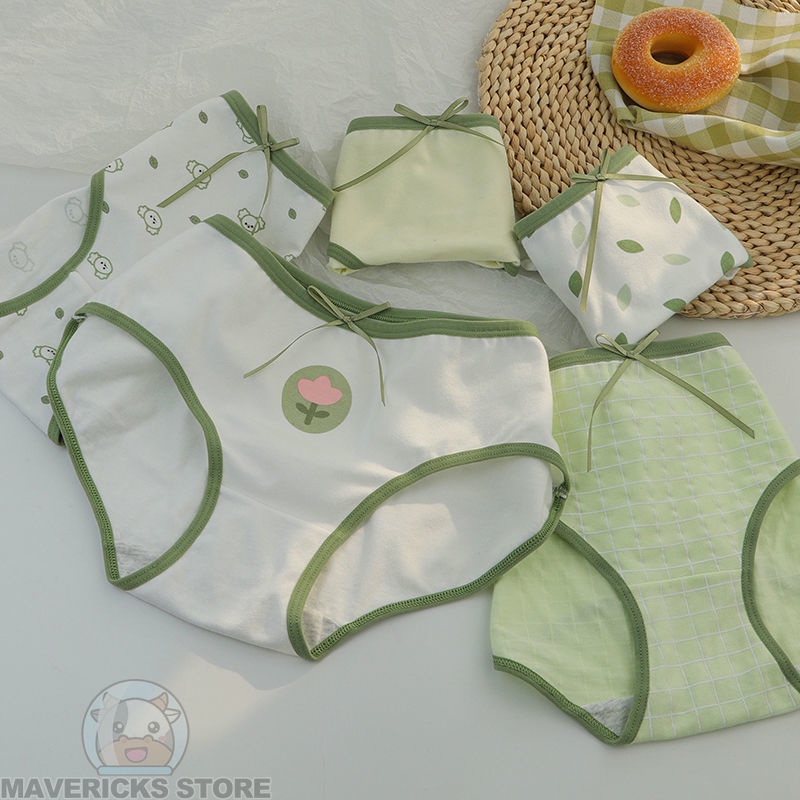 Quần Lót cotton Lưng Vừa Thoáng Khí Thoải Mái Cho Nữ